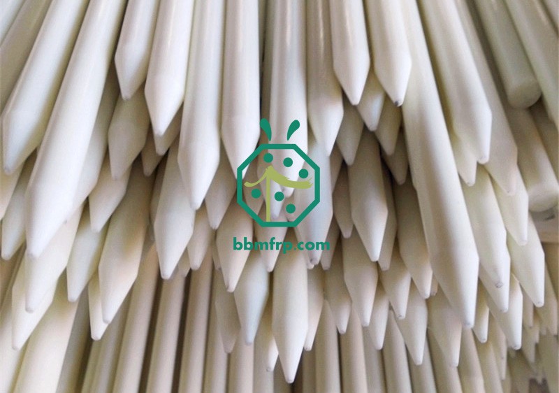 Agricultural fiberglass tree stakes for sale with taper end