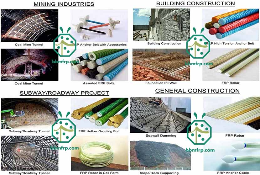 Corrosion-resistant High Tensile Fiberglass Rebar